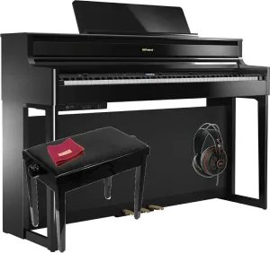 Roland HP 704 Polished Ebony SET Polished Ebony Digital Piano