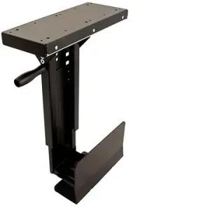 Roline Slim PC-Halterung unter die Tischplatte, drehbar, schwarz, 10 kg