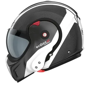 ROOF RO9 BOXXER 2 Carbon Wonder Pearl White Modular Helmet Größe L