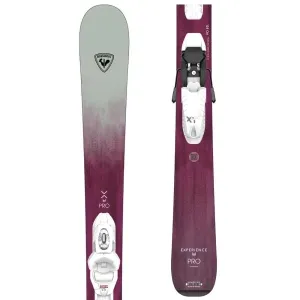 Rossignol EXPERIENCE W PRO KID-X + KID 4 GW Mädchen Ski, violett, größe 110