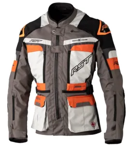 RST Adventure-Xtreme Race Dept Ce Mens Textile Dark Grau Orange Jacke Größe 40