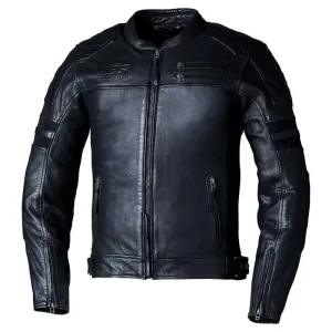 RST IOM TT Hillberry 2 CE Mens Leather Schwarz Jacke Größe 42
