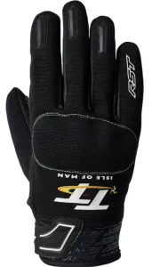 RST Iom TT Team Evo Ce Mens Glove Schwarz Weiß Handschuhe Größe 10