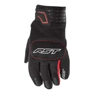 RST Rider Ce Mens Glove Schwarz Rot Handschuhe Größe 10