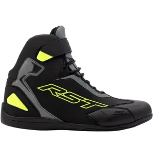 RST Sabre Moto Mens Ce Schwarz Grau Gelb Schuhe Größe 42