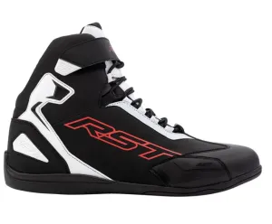 RST Sabre Moto Mens Ce Schwarz Weiß Rot Schuhe Größe 42