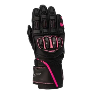 RST S1 Ce Ladies Glove Schwarz Neon Rosa Handschuhe Größe 7