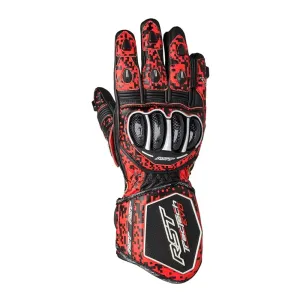 RST Tractech Evo 4 Gloves Fluo Red Black Größe L