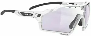 Rudy Project Cutline White Gloss/ImpactX Photochromic 2 Laser Purple Fahrradbrille