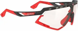 Rudy Project Defender Black Matte/Red Fluo/ImpactX Photochromic 2 Red Fahrradbrille
