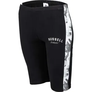 Russell Athletic BIKE PRINT SHORT Damenshorts, schwarz, größe