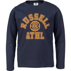 Russell Athletic L/S CREWNECK TEE SHIRT Kindershirt, dunkelblau, größe