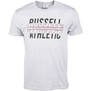 Russell Athletic LARGE TRACKS Herrenshirt, grau, veľkosť L