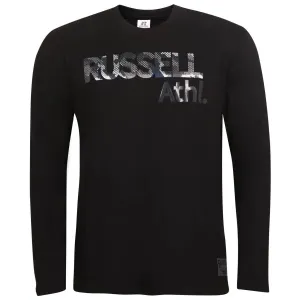Russell Athletic LONG SLEEVE TEE SHIRT Herrenshirt, schwarz, größe #181208