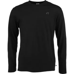 Russell Athletic LONG SLEEVE TEE SHIRT M Herrenshirt, schwarz, größe #1513378