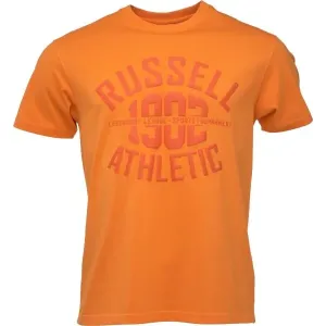 Russell Athletic T-SHIRT M Herren T-Shirt, orange, größe