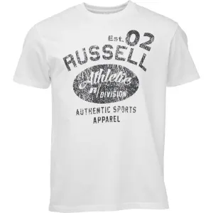 Russell Athletic T-SHIRT M Herren T-Shirt, weiß, größe