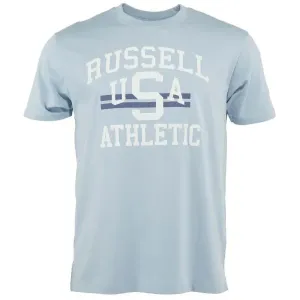 Russell Athletic T-SHIRT M Herrenshirt, hellblau, größe