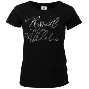 Russell Athletic T-SHIRT W Damenshirt, schwarz, größe L