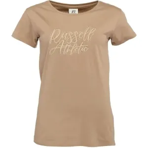 Russell Athletic TEE SHIRT W Damenshirt, beige, größe