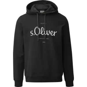 s.Oliver RL SWEATSHIRT NOOS Sweatshirt mit Kapuze, schwarz, veľkosť S