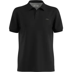 s.Oliver RL POLO SHIRT Herren Poloshirt, schwarz, größe