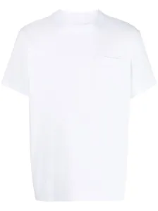 SACAI - Side Zip Cotton T-shirt