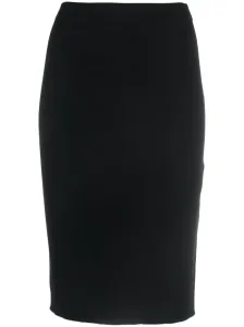 SAINT LAURENT - Wool Midi Pencil Skirt #1470632