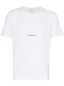SAINT LAURENT - Logo Cotton T-shirt #1339771
