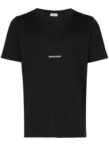 SAINT LAURENT - Logo Cotton T-shirt