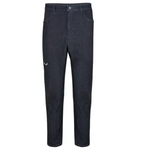 Herrenhosen Salewa Pez Alpenwolle blau Jeans 28116-8600