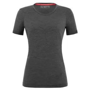 Damen-T-Shirt Salewa Pure Eagle Merino Responsive Seamless 28345-0910 schwarz