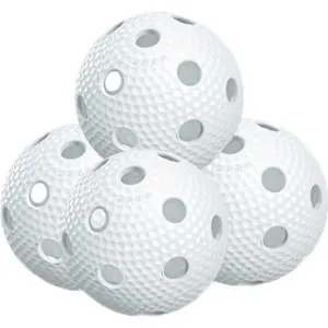 Salming AERO BALL 10-PACK Floorball Bälle, weiß, größe