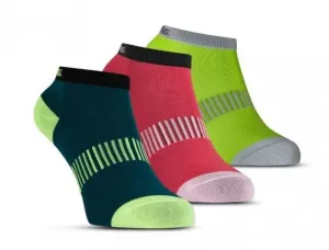 Socken Salming Performance Ankle Sock 3p Blaugrün / Gelb