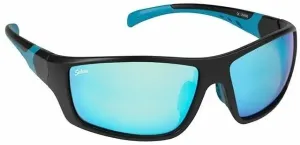 Salmo Sunglasses Black/Bue Frame/Ice Blue Lenses Angeln Brille