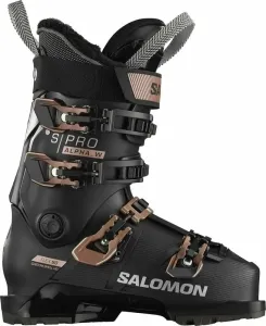 Salomon S/Pro Alpha 90 W Black/Pink Gold Metallic/Silver 25/25,5 Alpin-Skischuhe