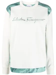 FERRAGAMO - Logo Cotton Sweatshirt #998512