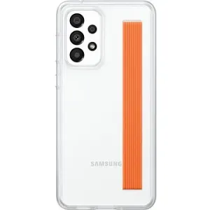 Samsung Galaxy A33 5G Semi-transparentes Back Cover mit Schlaufe - transparent