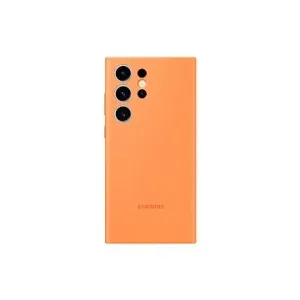 Samsung Galaxy S23 Ultra Silikon Back Cover - Orange
