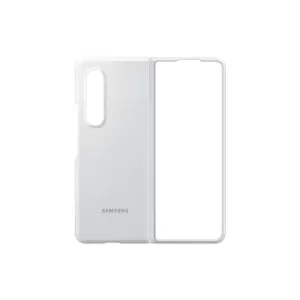 Samsung Silikon Cover für die Rückseite für Galaxy Z Fold3 weiß