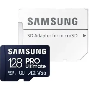 Samsung MicroSDXC 128 GB PRO Ultimate + SD-Adapter