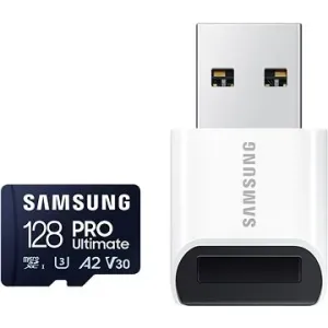 Samsung MicroSDXC 128 GB PRO Ultimate  + USB-Adapter (2023)