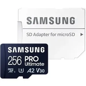 Samsung MicroSDXC 256 GB PRO Ultimate  + SD-Adapter