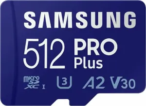 Samsung MicroSDXC 512GB PRO Plus + SD-Adapter
