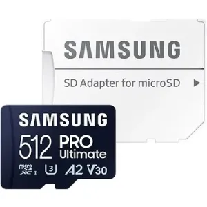 Samsung MicroSDXC 512 GB PRO Ultimate  + SD-Adapter