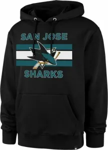 San Jose Sharks NHL Burnside Pullover Hoodie Jet Black L Eishockey Pullover und Hoodie