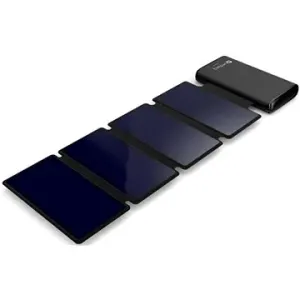 Sandberg Solar 4-Panel Powerbank 25000 mAh - Solarladegerät - schwarz