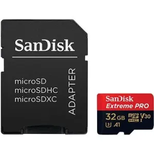 SanDisk MicroSDHC 32GB Extreme Pro A1 UHS-I (V30) + SD Adapter
