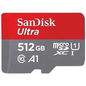 SanDisk microSDHC Ultra 512 GB + SD Adapter