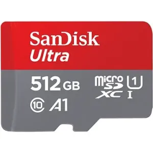 SanDisk MicroSDX Ultra 512GB + SD-Adapter